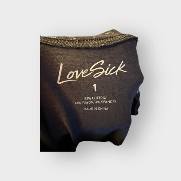 🆕 NWT Women’s torrid 1 LoveSick Super Soft Slub Distressed Tee 14 16 - Picture 9 of 13